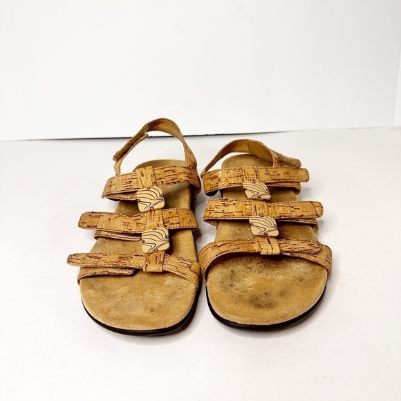 VIONIC Rest Amber Orthotic Adjustable Cork Sandal | Size 7 - Picture 2 of 5
